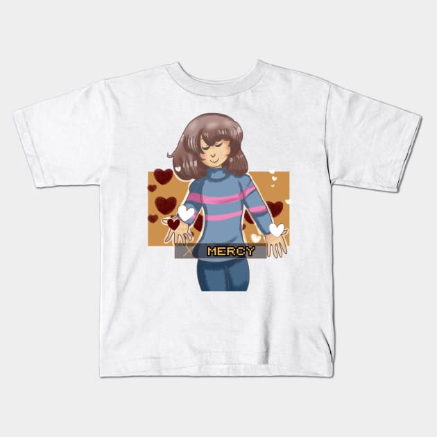 Frisk's Mercy Kids T-Shirt by shirohime